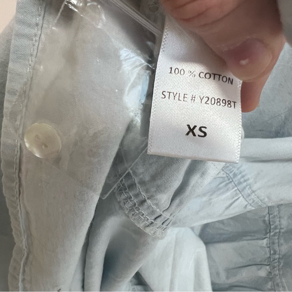 Tuckernuck Pomander Place Chambray Lola Midi Tank Dress, Blue, Tiered, XS - Picture 5 of 11